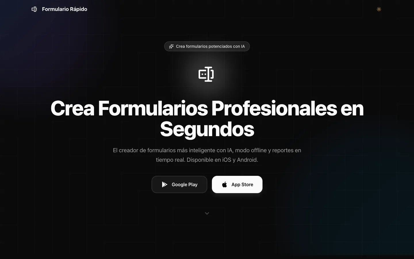 Quick Form web app: create professional forms in seconds